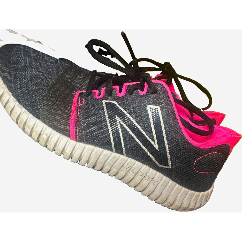 New Balance FuelCore Nergize Womens 7.5 Black Pink Slip On Running Shoes W730LB3